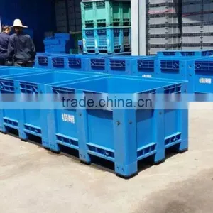 1200x1000x760mm Plastic Pallet Box for Cargo Transport thumbnail-4