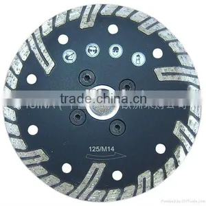 Reinforced Turbo Blade With Continuous Rim to Cut Granites thumbnail-1