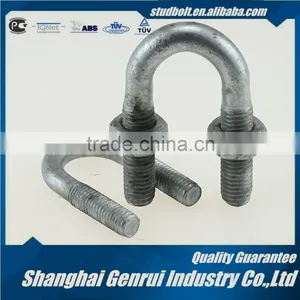 High Tensile Strength Harden and Temper Bracket U BOLT Pipe Clamp thumbnail-3