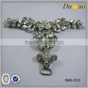 Fashion Sandal Shoes Ornament Chain Accessories for Women Sandal Shoe thumbnail-2