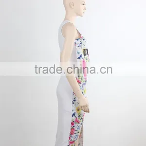 Custom Design Fashion Two Piece Bodycon Dress 2016 Gril Women Dress New Fashion Pint Good Quality thumbnail-3
