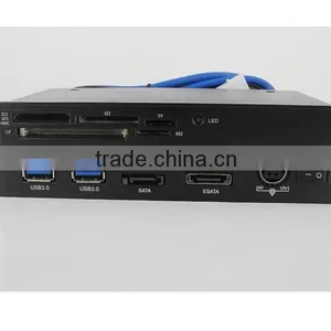 5.25 Inch USB 3.0 PC Front Panel Media Dashboard Card Reader HUB SATA PCIE PCE-E thumbnail-6