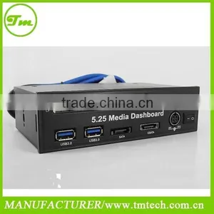 5.25 USB3.0 High Speed Media Dashboard Front Panel PC Multi Card Reader SATA thumbnail-1