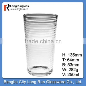 LongRun 8.5oz Wholesale Houseware Water Glass Cup Drinking Milk Glass Glass thumbnail-1