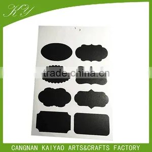 Wholesale Custom Removable Self Adhesive Plastic Glass Bottle Label Sticker Chalkboard Label Writable Vinly PP Decal Sticker thumbnail-1