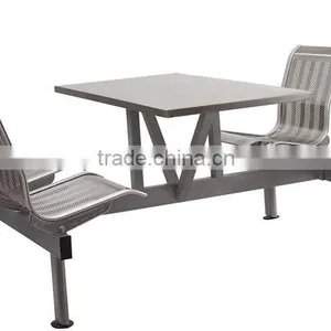 Stainless Steel Fast Food Resturant Table and Chair Set thumbnail-2