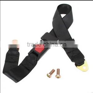 Black Car Seat Belt Lap Belt / Auto Adjustable Safety Belt / Seat Belt Buckle thumbnail-2