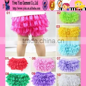 Sweet Color Lace Pants For Kids Soft Fabric Lace Pants For Kids thumbnail-1