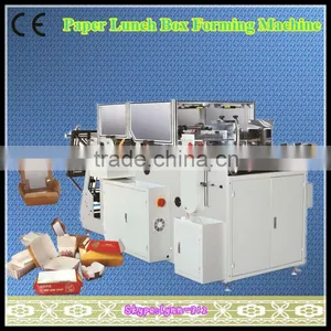 High Quality Small Paper Box Making Machines,take Away Food Box Making Machine thumbnail-1
