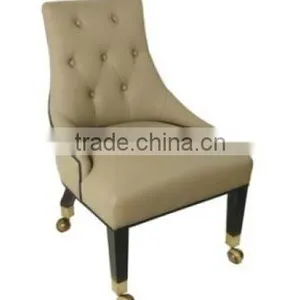 304 Stainless Steel Leather Casino Chair Bar Stool thumbnail-6