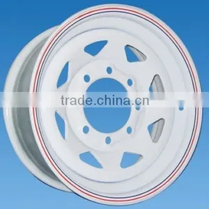Spoke Wheel White Steel Wheel Rims for Sale thumbnail-1