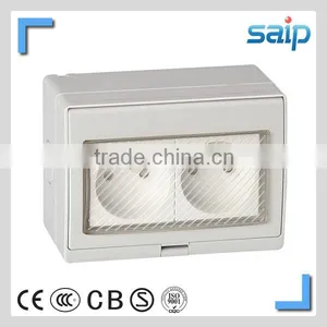 ABS Material IP55 Waterproof Power Socket SP-2FR thumbnail-1