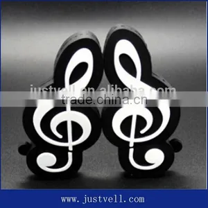 Pvc Music Sign Cheap 2.0 Port 4 gb Usb Flash Drive thumbnail-3