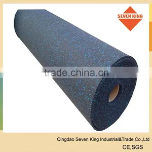Best Quality Sound Insulation Rubber Flooring for Fitness Room 1mx1mx15mm Rubber Flooring for Gym thumbnail-1