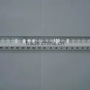 Wholesale Transparent 12' 30cm Plastic Ruler thumbnail-1