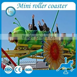 Outdoor Play Equipment Mini Roller Coaster Wacky Worm Train for Sale thumbnail-1