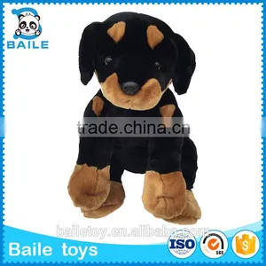 Black Little Custom Stuffed Plush Animal Dog Toy thumbnail-1
