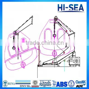 Lifeboat Hydraulic Gravity Davit thumbnail-2