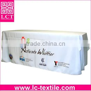 Supply 2015 the Highest Cost-effective 65%poly 35%cotton Twill Durable Table Throw With Custom Design Digital Printing(LCTR003) thumbnail-1