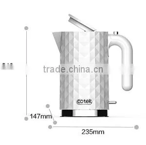 KE0201 1.7L New Design Orange Electric Water Kettle thumbnail-3