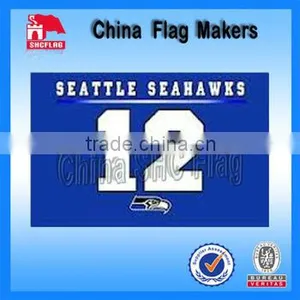Fastest High Quality Seattle Seahawks 12th Man Nfl Flag Banner thumbnail-1