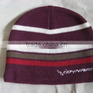 Knit Beard Reflective Beanie Hat thumbnail-2