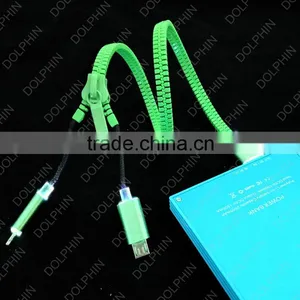 Mobile Accessories 2 in 1 Zipper Usb Cable for Iphone Charger thumbnail-6