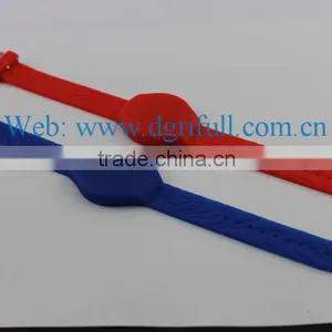 High Frequency HF Justable RFID Silicone Wristband Support Reading Writing thumbnail-1