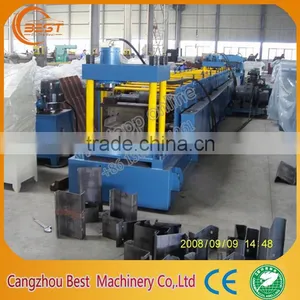 PLC Control Cold Rolling C Purlin Machine thumbnail-1