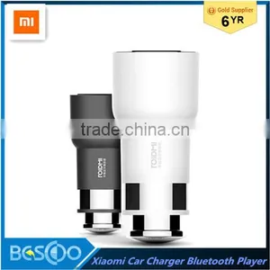 Original Xiaomi Car Charger ROIDMI Car Charger Bluetooth 4.0 FM Transmitter Total Quick Car Charger Adapter Music Play FM Radio thumbnail-1