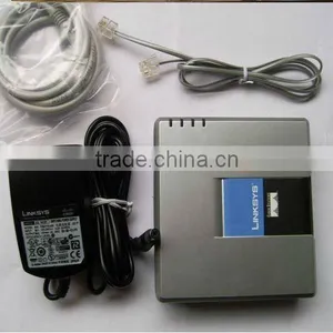Unlocked VoIP Adapter Linksys SPA2102. Internet Phone Adapter With Two Phone Ports thumbnail-1