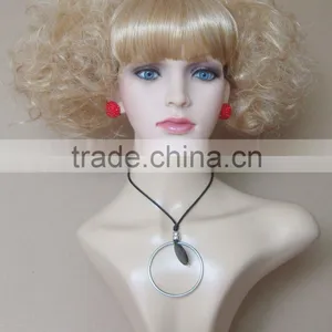 Modern Jewelry Display Head Wig thumbnail-1