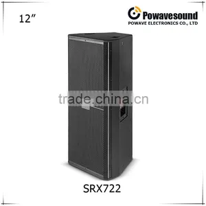 SRX722 Powavesound Dual 12'' Live Sound Outdoor Loudspeaker System Speaker Cabinet pa Speakers thumbnail-1