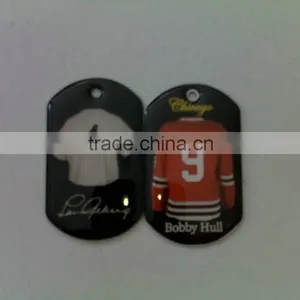Hot Sell ! Printed Stainless Steel Dog Tag With Clear Epoxy thumbnail-4