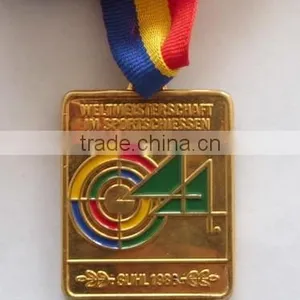 Zinc Alloy Sports Medal With Ribbon and Customer Logo thumbnail-1