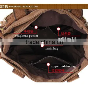 2016 New Design Canvas Travel Shoulder Bag for Men thumbnail-6