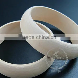 22mm Width 68mm Diameter Natural Log Wood Round Simple Bracelet Bangle DIY Painting Bracelet Supplies 1900117 thumbnail-3