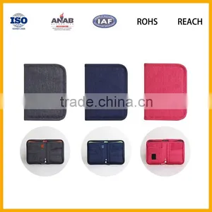 Multi Functional Canvas Carry Case/ Travel Organiser Wallet Bag/ Passport Holder thumbnail-4