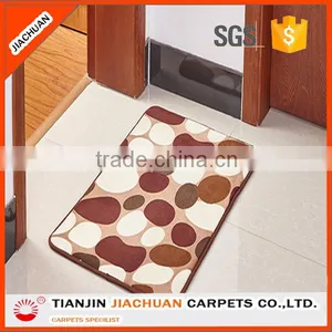 Polyester Antislip Plain Cheap Fancy Door Mat thumbnail-1