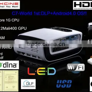 5% off Super Bright !!! C7 1080p Home Theater Projectors With WIFI and DLNA thumbnail-1