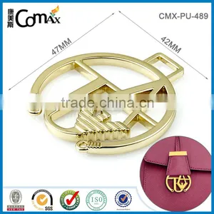 Hollowed Metal Brand Designer Handbags Logo Design With Hanging Hole thumbnail-1