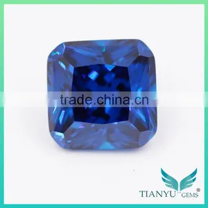 Wholesale Russia Nanosital #A597 Color Sapphire Rectangle Cut for Jewelry Marking thumbnail-1