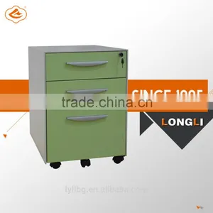 Ultra-quiet Pulley and Full Extension Ball Bearing Steel Drawer Filing Cabinet thumbnail-1