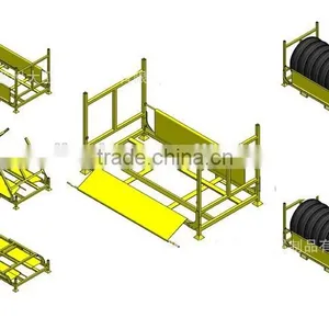 Guangzhou Custom Color Warehouse Heavy Duty Tires Rack Storage System thumbnail-2
