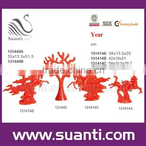 Resin Wedding Souvenir Red Horse Crafts thumbnail-1