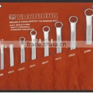 SUPERIOR QUALITY DOUBLE OFFESST RING SPANNER SET thumbnail-1