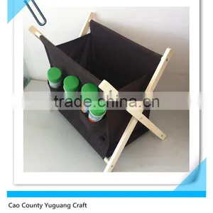 Foldable Decorative l Wooden Magazine Holder Rack Wholesale thumbnail-2
