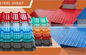 Good Quality Lightweight Roofing Materials With Sky Blue Color thumbnail-1
