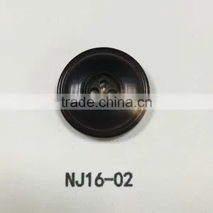 NJ16-02 Real Natural Buffalo Horn Buttons thumbnail-1