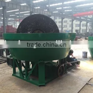 Gold Grinding Machine,roller Wet Pan Mill,minerial Gold Grinding Equipment thumbnail-3
